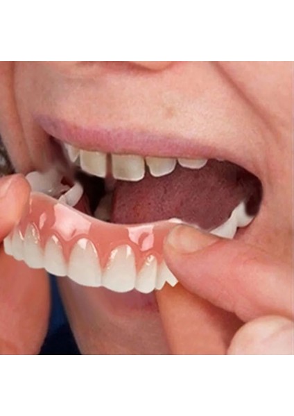 Üst Alt Set 2 9 Stil Ekstra Ince Geçmeli Sahte Parlak Beyaz Diş Kaplamaları Silikon Yumuşak Güvenli Gülümseme Yapışkanlı Protez Gizleme Gölge Parantez (Yurt Dışından) fiyatları