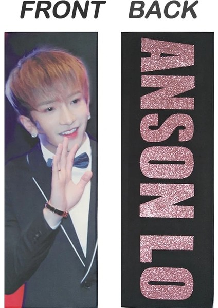 Gri Yansıtıcı 45X15CM MOQ5PCS Özelleştirilmiş Sihirli Yansıma Çift Taraflı Süet Kore Idol Tezahürat Sloganı Kpop Fansite Jungkook Yunjoong Wayv Donghyu Adedi 5 Adet (Yurt Dışından) modelleri