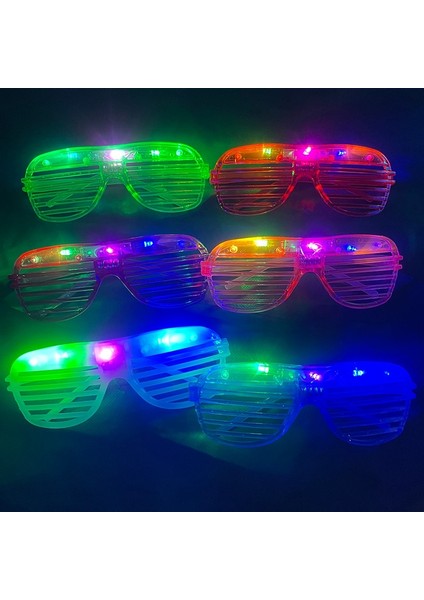 Yuvarlak Pembe 15 Adet 8/15/30/50 Adet Karanlıkta Glow LED Gözlük Parti Iyilik Light Up Güneş Gözlüğü Neon Glow Gözlük Çocuklar Yetişkinler Için Parti Malzemeleri (Yurt Dışından)