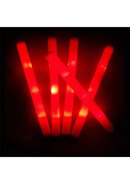 30 Adet Kırmızı 30/50 Adet LED Köpük Bar Karanlıkta Glow Light-Up Köpük Çubukları LED Yumuşak Coplar Rave Glow Wands Yanıp Sönen Tüp Konseri Için Parti (Yurt Dışından) fiyatları