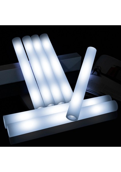 30 Adet Kırmızı 30/50 Adet LED Köpük Bar Karanlıkta Glow Light-Up Köpük Çubukları LED Yumuşak Coplar Rave Glow Wands Yanıp Sönen Tüp Konseri Için Parti (Yurt Dışından) indirimleri