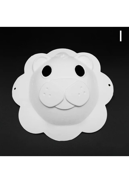 Ben 1 Adet Yaratıcı Dıy Hamuru Kedi Tilki Beyaz Kağıt Boyasız Hayvan Maskesi Erkekler Kadınlar Için Çocuklar Venedik Karnavalı Yüz Maskeleri Parti Malzemeleri (Yurt Dışından)