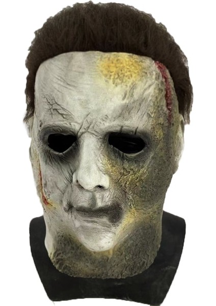 Stil 6 Cadılar Bayramı Korku Michael Myers Maskesi Cosplay Lateks Tam Yüz Parti Korkunç Sahne Aksesuarları (Yurt Dışından)