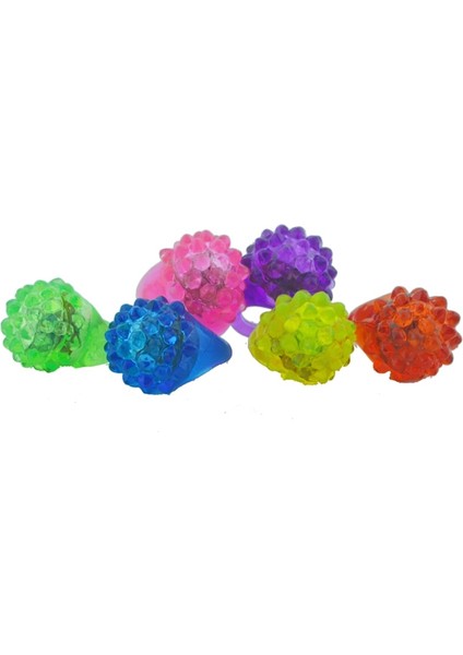 Yeşil (Rgb Işık) 6 Adet/grup LED Işık Çilek Yanıp Sönen Parmak Yüzük Elastik Kauçuk Halka Olay Parti Malzemeleri Glow Oyuncaklar (Yurt Dışından) fiyatları