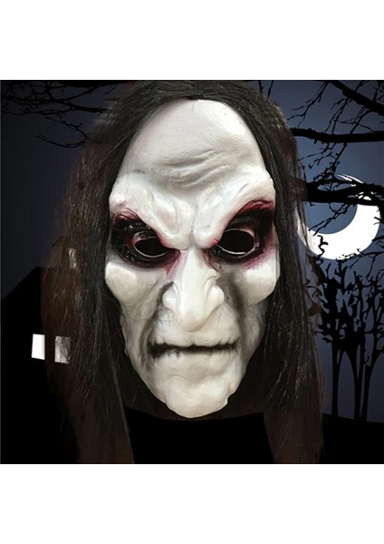 1 Adet Korku Korkunç Peruk Maskesi Cosplay Maske Yüz Için Cadılar Bayramı Partisi Kostüm Maskesi Prop Masquerade Joker Lateks Başlık Balo (Yurt Dışından)