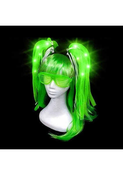 Stil B-6 Light Up Örgüler Taç Saç Bandı Boru Bantlar Rave Glow LED Parti Uzatma Cosplay Doğum Günü Düğün Cadılar Bayramı Süslemeleri (Yurt Dışından)