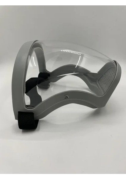 Gri Süper Koruyucu Buğu Önleyici Yüz Kalkanı Cadılar Bayramı Maskesi Toz Geçirmez Şeffaf Kask Unisex Parti Gözleri Korur Yüz Maskesi (Yurt Dışından)