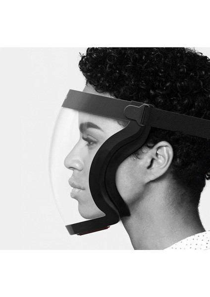 Gri Süper Koruyucu Buğu Önleyici Yüz Kalkanı Cadılar Bayramı Maskesi Toz Geçirmez Şeffaf Kask Unisex Parti Gözleri Korur Yüz Maskesi (Yurt Dışından) fırsatları