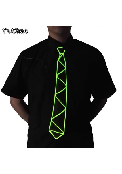 Tip 23 Limon Yeşili DC3V-STEADY On Aydınlık Parti Panjur Gözlükleri El Tel Kravat Papyon LED Moda Bekarlığa Veda Partisi Güneş Gözlüğü Disco Glow Malzemeleri Için Şekilli Gözlük (Yurt Dışından)
