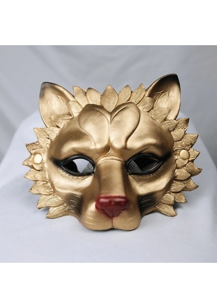 Beyaz Karikatür Hayvan Aslan Maskesi Tam Yüz Yarım Yüz Altın Gümüş Siyah Beyaz Maske Cadılar Bayramı Masquerade Performans Sahne Maskesi (Yurt Dışından) indirimleri