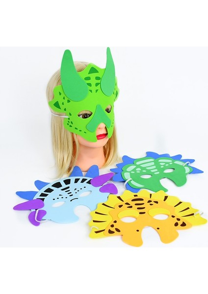 B01 Dinozor Tema Parti Kostüm Maskesi Seti Jurassic Dünya Cosplay Kostüm Giydirme Prop Dinozor Doğum Günü Partisi Dekorasyon Malzemeleri (Yurt Dışından) modelleri