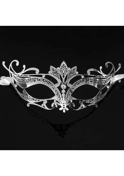 1011 Şerit 2022 Metal Telkari Lazer Kesim Erkek/kadın Venedik Masquerade Göz Maskeleri Parti Cadılar Bayramı Cosplay Düğün Mardi Gras Topu Maskesi (Yurt Dışından)