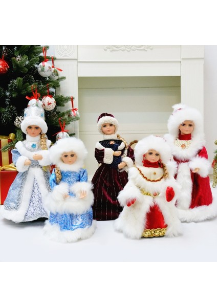 Santa G1FR47-49 30 cm Yükseklik Büyük Noel Baba Şekil Noel Elektrikli Noel Baba Peluş Oyuncaklar Ev Noel Süsleri Için Noel Dekorasyonu Kar Kızlık (Yurt Dışından) fırsatları