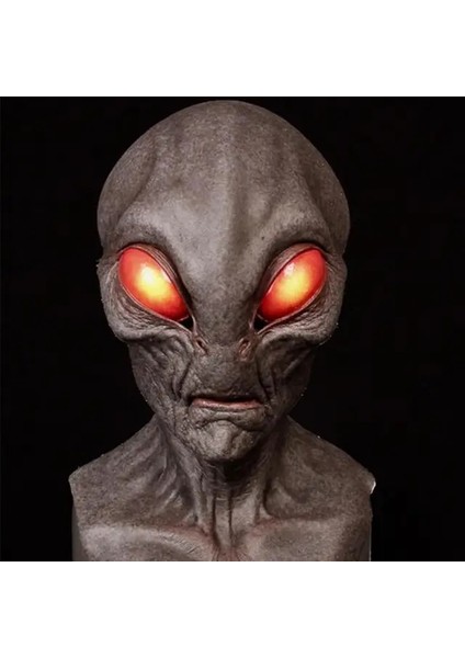 Stil 6 2023 Yeni Ufo Uzaylı Kask Maskesi Cadılar Bayramı Cosplay Uzaylı Maskesi Lateks Başlık Cadılar Bayramı Komik Korku Parti Kostüm Komik Sahne (Yurt Dışından)