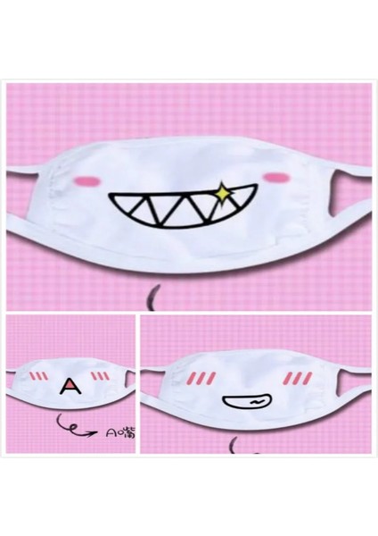 1 Adet 1 Parça Pamuk Maske Sıcak Tutmak Için Karikatür Komik Yüz Maskesi Unisex Ziyafet Parti Maskesi Solunum Cihazı Siyah (Yurt Dışından) indirimleri