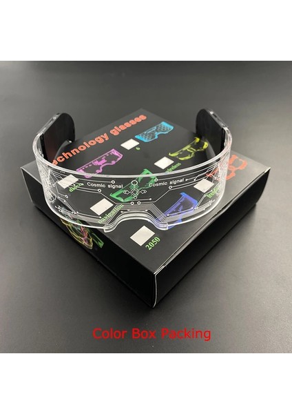 LED Gözlük 32 2. Renkli LED Gözlük Müzik Bar Için Aydınlık Gözlük Ktv Glow Parti Dekorasyon Noel Festivali Parlayan Neon Gözlük (Yurt Dışından) indirimleri