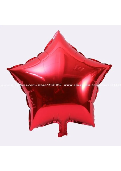 10 Inç Yıldız Kırmızı 10 Adet/grup 10 Inç Helyum Balon Kalp Düğün Yıldızı Alüminyum Folyo Balonlar Şişme Hediye Doğum Günü Balon Parti Dekorasyon Topu (Yurt Dışından)