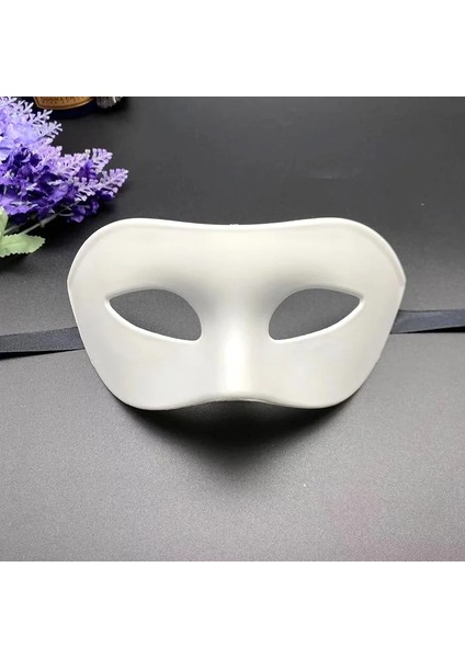 Gümüş Bir 18 cm Masquerade Siyah Maske Yetişkin Yarım Yüz Parti Cadılar Bayramı Erkek Retro Yakışıklı Masquerade Festivali Gösterisi (Yurt Dışından)