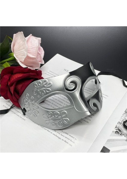 Stil 3 Cadılar Bayramı Yarım Yüz Maskesi Erkekler Serin Siyah Sahte Maske Yetişkin Beyaz Zorro Masquerade Çocuk Maskeleri Kadın Noel Maskesi Komik Maske (Yurt Dışından)