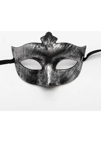 Stil 4 1 Adet Inanılmaz Maske Antik Altın ve Gümüş Caz Düz Kafa Maskesi Topu Parti Toplama Erkekler ve Kadınlar Cosplay Yarım Maske Dekorasyon (Yurt Dışından)