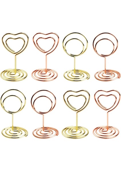 Gül Altın Yuvarlak 10 Adet Metal Yer Kartı Sahipleri Altın Fotoğraf Klip Standları Kalp Şekli Masa Numarası Adı Burcu Düğün Doğum Günü Partisi Ev Dekor Için Standı (Yurt Dışından) fiyatları