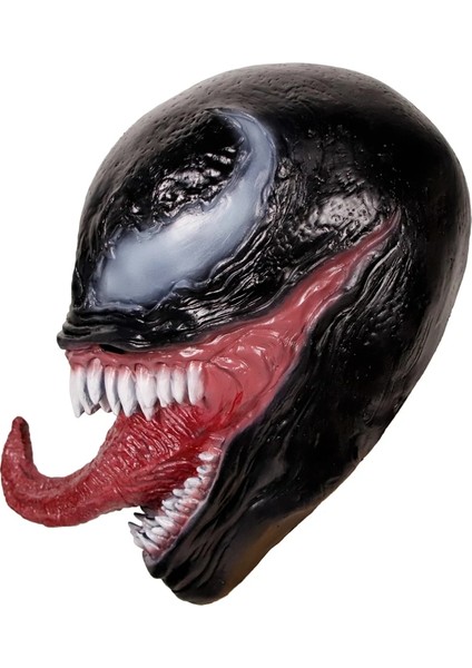 B Cadılar Bayramı Koyu Cosplay Süper Kahraman Venom Uzun Dil Lateks Korku Maskesi Cadılar Bayramı (Yurt Dışından) modelleri