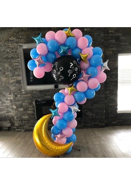 40 Adet Balonlar-D 1 Takım Dıy Soru Işareti Balon Standı Çerçeve Cinsiyet Ortaya Parti Malzemeleri Balon Sütun Yapısı Çocuklar Bebek Duş Doğum Günü Dekor (Yurt Dışından) fırsatları
