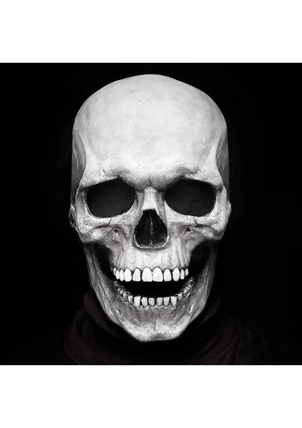 C-Fl Yeşil LED Cadılar Bayramı Maskesi Hareketli Çene Kafatası Maskesi Kask Cadılar Bayramı Korku Korkunç Maske Cosplay Misk Parti Dekoru 2023 Kafatası Kask (Yurt Dışından) modelleri