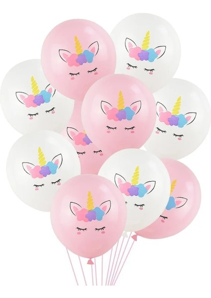 15 Adet J 1 Takım Unicorn Parti Balonları Doğum Günü Balon Unicorn Dekorasyon Lateks Konfeti Balon Doğum Günü Partisi Dekorasyon Balonları Çocuklar (Yurt Dışından)