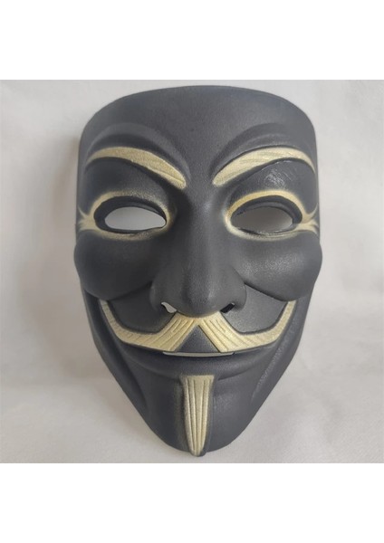 Gri Cadılar Bayramı Cosplay Maskeleri V Vendetta Filmi Için Anonim Maske Yetişkin Çocuklar Için Film Tema Maskesi Parti Hediye Cosplay Kostüm Aksesuarı (Yurt Dışından)
