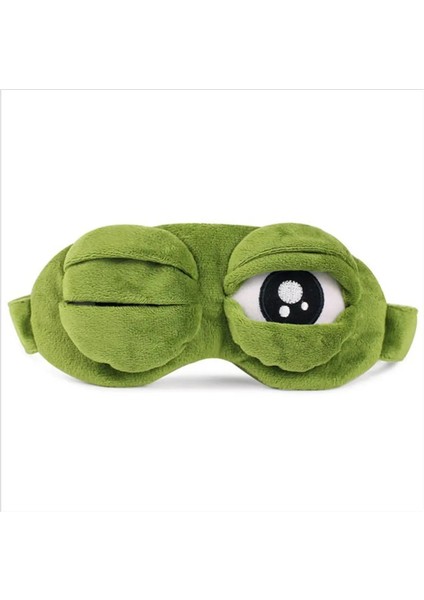 90G Buz Torbası Olmadan Komik Yaratıcı Yeşil Pepe Kurbağa Sad Kurbağa 3D Göz Maskesi Kapak Uyku Dinlenme Karikatür Yumuşak Peluş Uyku Maskesi Sevimli Anime Hediye (Yurt Dışından) indirimleri