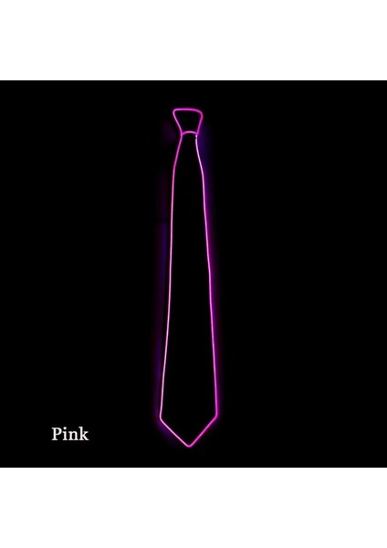 D Pembe Sıcak Satış LED Festivali Rave Işık Parti Cosplay Vendetta Guy Fawkes Flaş Takım Elbise El Şapka + Parlayan Kravat + Neon Maske Bar Dans Malzemeleri (Yurt Dışından)