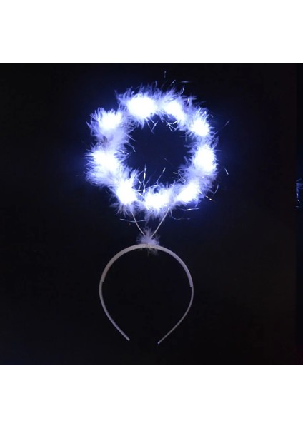 Stil 3 Kadın Kız Yanıp Sönen Light Up Melek Işık Halkası LED Kafa Bandı Glow Neon Parti Cosplay Doğum Günü Kostümleri Festivali Düğün Ramazan (Yurt Dışından) modelleri