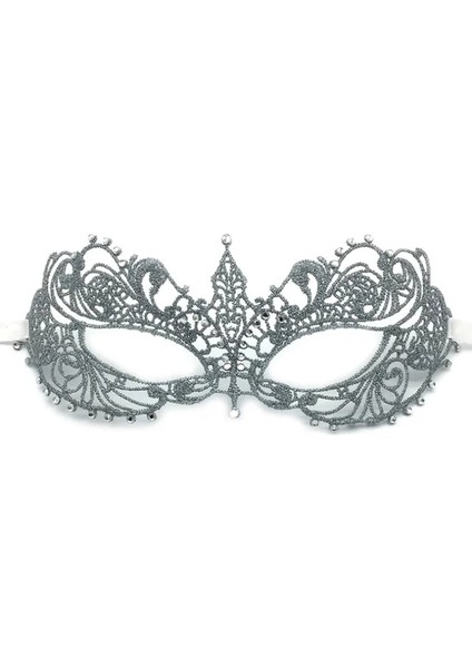 Stil 5 Parti Maskesi Altın Gümüş Dantel ve Matkap Bayan Yarım Yüz Maskesi Masquerade Partileri (Yurt Dışından)