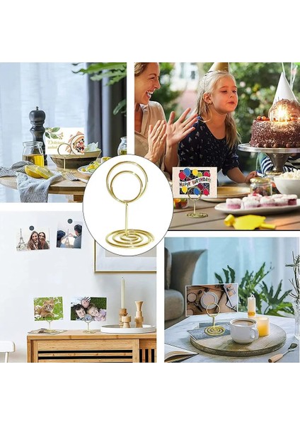 Altın Yuvarlak 85MM 10 Adet Düğün Masa Numarası Tutucu Standları Adı Oturma Etiketleri Yer Kartı Klipleri Fotoğraf Resim Kartları Yıldönümü Partisi Için Ekran (Yurt Dışından) modelleri