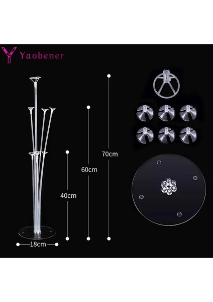 1 Adet Balon Standı 1 Adet 7 Tüpler Balonlar Standı Tutucu Doğum Günü Düğün Bekarlığa Veda Partisi Süslemeleri Yetişkin Çocuklar Yıldönümü Zemin Masa Dekor (Yurt Dışından) fiyatları