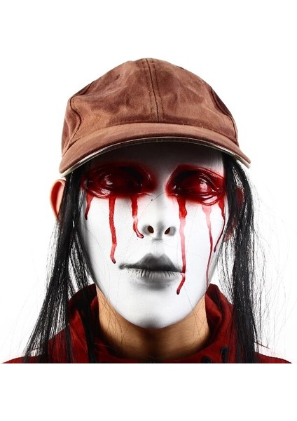 X10094 Cadılar Bayramı Kanlı Korkunç Maskeler Yetişkin Zombi Canavar Vampir Maskesi Lateks Parti Tam Kafa Karnaval Masquerade Parti Kostüm Sahne (Yurt Dışından)