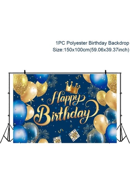 19 Siyah Altın Doğum Günü Arka Plan Afiş Altın Glitter Fotoğraf Standında Zemin Asılı Bayrak Mutlu Doğum Günü Partisi Dekorasyon Arka Plan (Yurt Dışından) fiyatları
