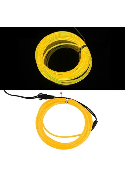 B02 1m 1m/3m/5m Glow El Tel Kablo LED Neon Işık Noel Düğün Dans Partisi Dekoru Dıy Kostümleri Giyim Karanlıkta Glow Malzemeleri (Yurt Dışından)