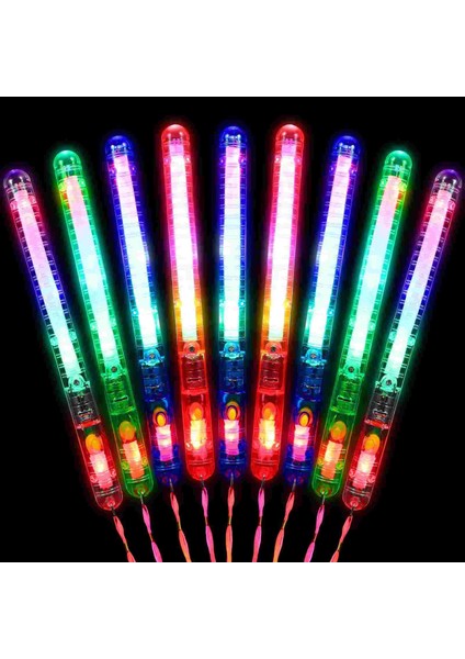 Gösterildiği Gibi Xxl 12 Adet LED Işık Çubukları Düğün Parlayan Çubuklar Işık Değnek Çubukları Parlayan Çubuklar Konser Işık Çubukları Çocuklar Işık Glow Değnek (Yurt Dışından)