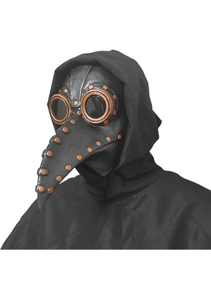 Stil 3 Cadılar Bayramı Siyah Kauçuk Veba Doktor Maskesi Uzun Burun Kuş Arı Steampunk Gaz Lateks Yüz Maskesi Cosplay Prop Çocuklar ve Yetişkinler Için (Yurt Dışından)