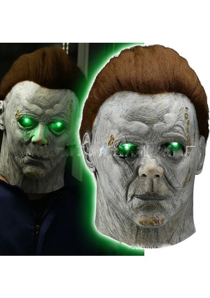 Tip 8 Cadılar Bayramı Yeni Michael Myers Maskesi Cosplay Film Macmeyer Korku Lateks Maske Soyunma Sahne (Yurt Dışından)