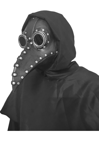 Stil 3 Cadılar Bayramı Siyah Kauçuk Veba Doktor Maskesi Uzun Burun Kuş Arı Steampunk Gaz Lateks Yüz Maskesi Cosplay Prop Çocuklar ve Yetişkinler Için (Yurt Dışından)