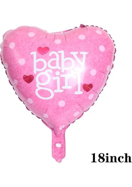 Kız Bebek Kalp Yay Bebek Kız Pembe Balon Seti 32 Inç Pembe Nokta Numaralandırma Balon Arabası Helyum Topu 1. Doğum Günü Partisi Süslemeleri Bebek Duş (Yurt Dışından)