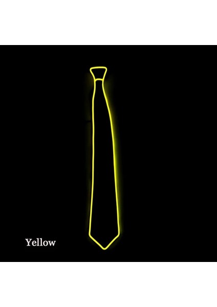 D Sarı Sıcak Satış LED Festivali Rave Işık Parti Cosplay Vendetta Guy Fawkes Flaş Takım Elbise El Şapka + Parlayan Kravat + Neon Maske Bar Dans Malzemeleri (Yurt Dışından)