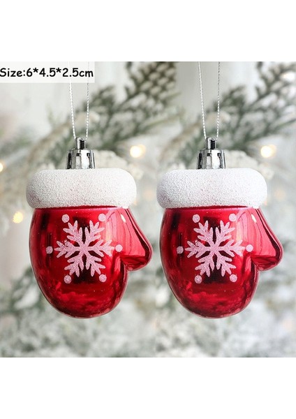 2pcs-E Noel Ağacı Süsler Beyaz Melek Bebek Kar Taneleri Kırmızı Altın Elk Topu Noel Ağacı Asılı Dekorasyon Yeni Yıl 2023 Çocuk Oyuncakları (Yurt Dışından) fiyatları