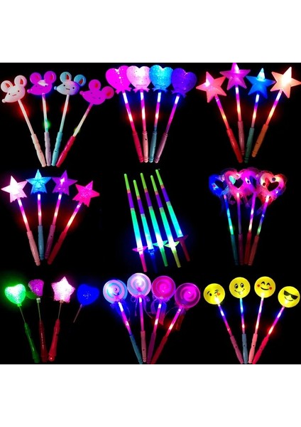 Rastgele 1 Adet Parlayan Sopa Sihirli Sopa Parlak Çubuk Kolye Flaş Peri Sopa Gece Partisi Çocuk Hediyeleri Kızdırma Parti Sahne Mutlu Doğum Günü Partisi Favor (Yurt Dışından) modelleri