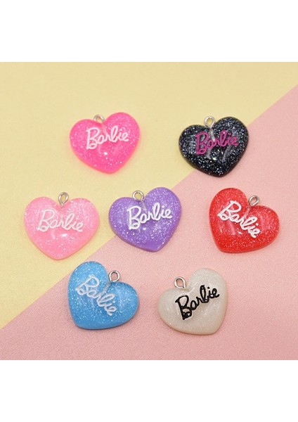 A2 10 Adet Glitter Mektup Kart Kalp Kolye Kolye Öp Beni Kalp Charms Kolye Dekorasyon Bilezikler Kolye Küpe Anahtar (Yurt Dışından) fiyatları