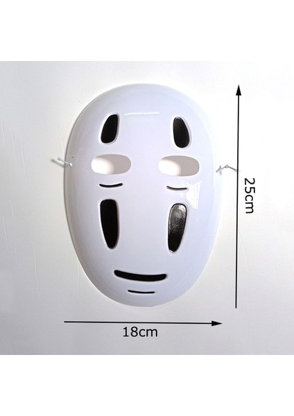 Tip 38 Plastik Yüz Maskesi Cadılar Bayramı Korkunç Yetişkin Maskesi Kostüm Partisi Dekoru Sahne Hayalet Korkunç Maske Anime Japon Tilki Cosplay Maske (Yurt Dışından)