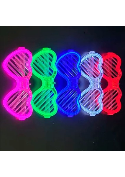 Karışık Renkler 20 Adet 10/20/30/40/50 Adet Parti Karanlıkta Glow Gözlük Light Up LED Gözlük Neon Parti Çocuklar Yetişkinler Için Güneş Gözlüğü Şekeri Parti Dekor (Yurt Dışından)